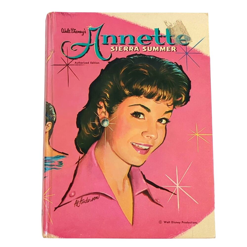 Vintage Annette Funicello Sierra Summer Hardcover Book 1960 Whitman VTG Disney